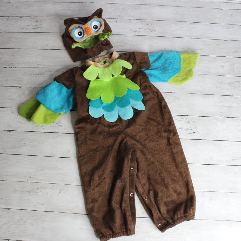 Baby Plush Owl Halloween Costume Size 12-18 Mo